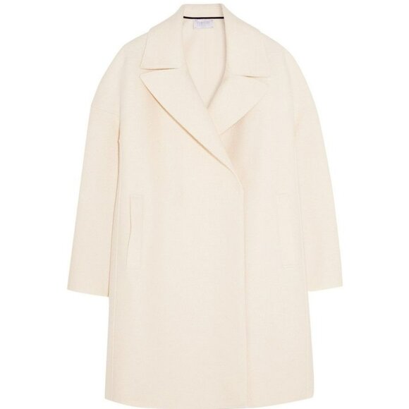 Harris Wharf London *NEW* Wool-Felt Winter White Coat - Picture 2 of 14